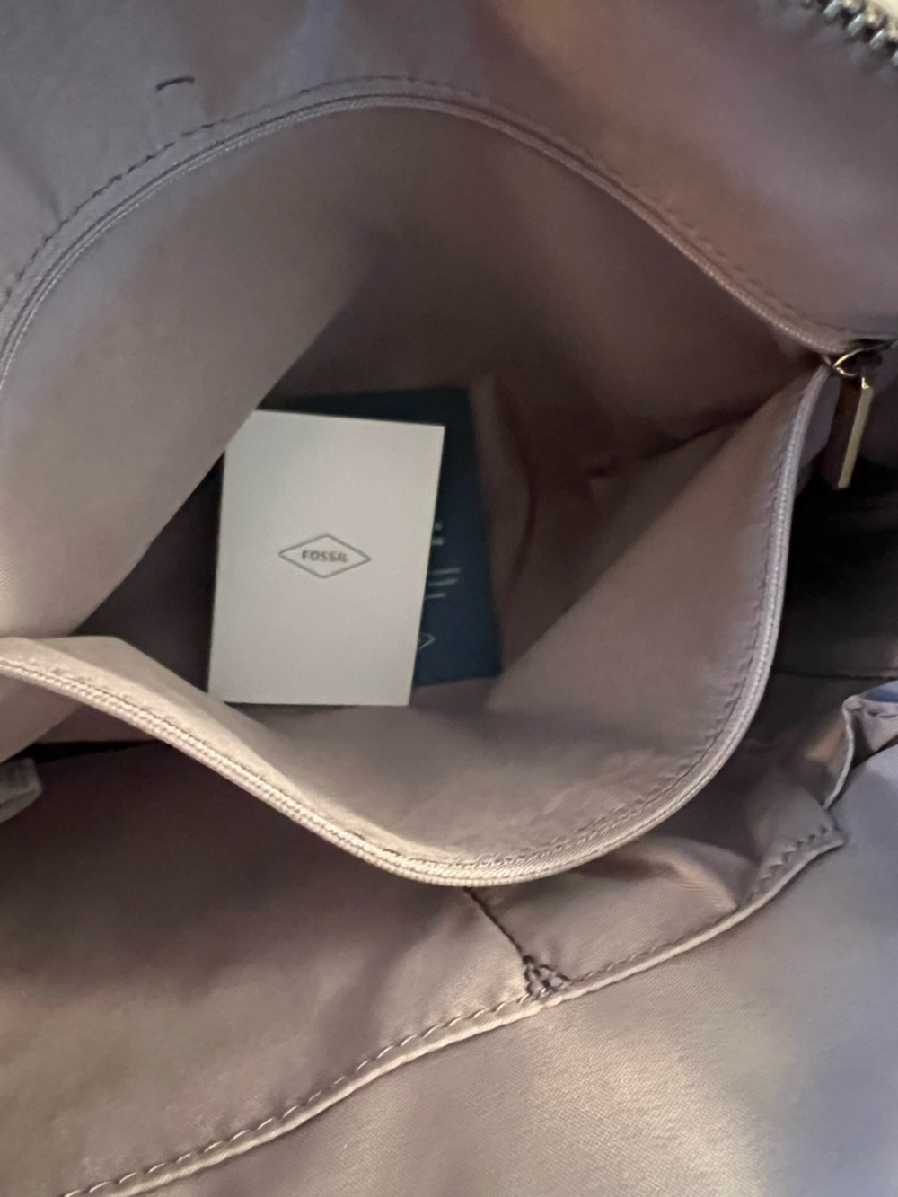 Fossil Light Taupe Crossbody Bag - Picture 10 of 16